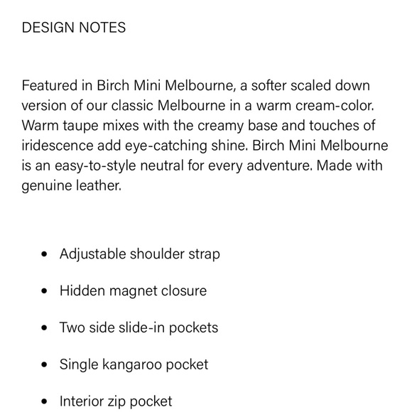 Brahmin Birch Mini Parin Melbourne. - Picture 2 of 10